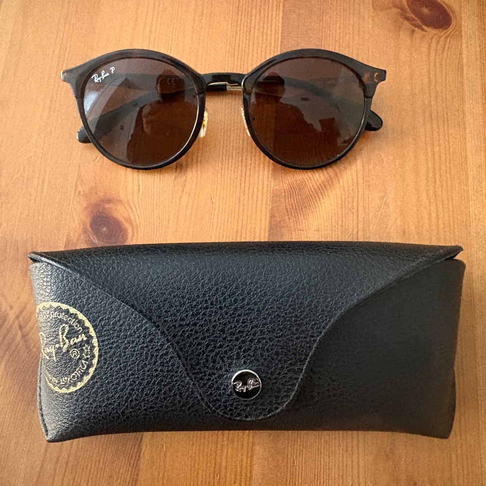 Ray Ban Emma Gold Tortoise Shell Sunglass FRAMES AND CASE RB4277